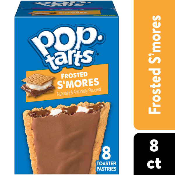 Pop-Tarts Frosted S'mores Toaster Pastries, Breakfast Foods, 8 Count