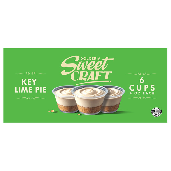 Dolceria Sweet Craft Key Lime Pie Cups, 4 oz, 6-count