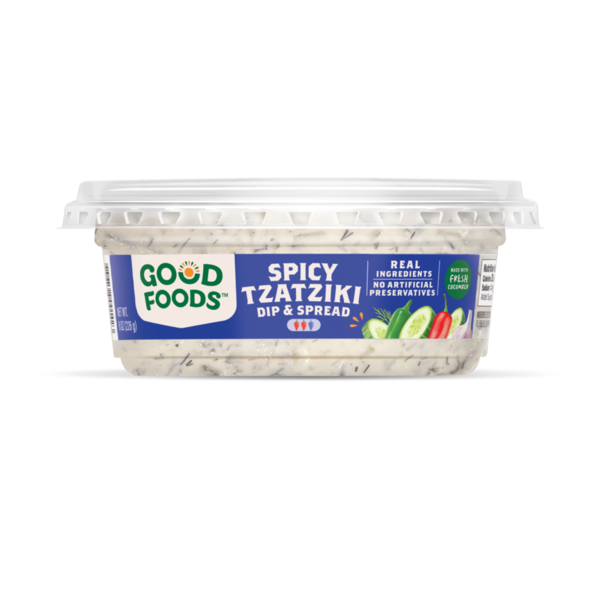 Good Foods Spicy Tzatziki Dairy Dip & Spread Same-Day Delivery or