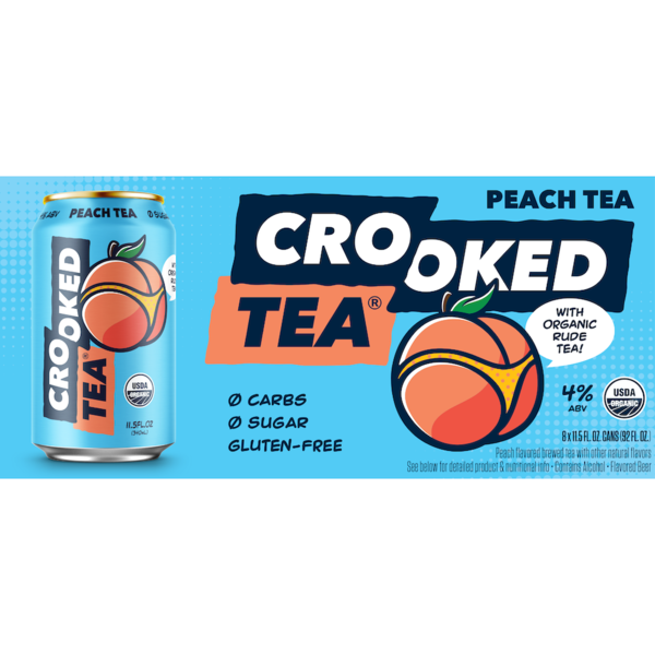 Crooked Tea Peach Tea Same-Day Delivery or Pickup | Coborn's Liquor