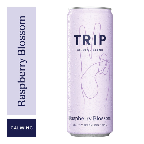 Trip Mindful Blend Raspberry Blossom Magnesium Seltzer, Calming