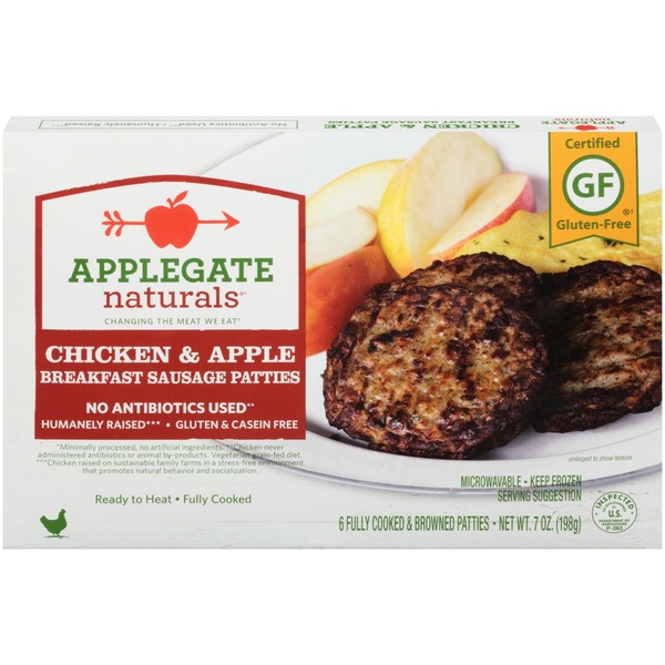 Applegate Natural Chicken & Apple Breakfast Sausage Patty from Whole