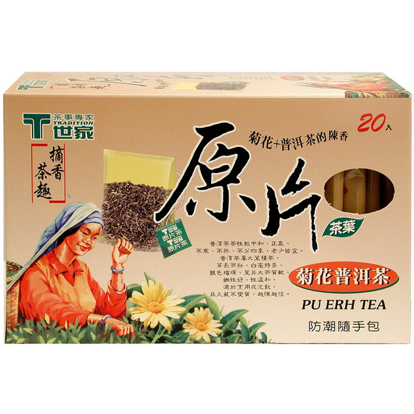 Tradition Pu-Erh Chrysanthemum Teabags