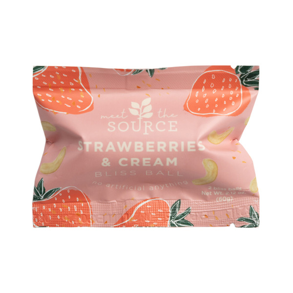 Meet The Source Strawberry & Cream Bliss Balls Same-Day Delivery