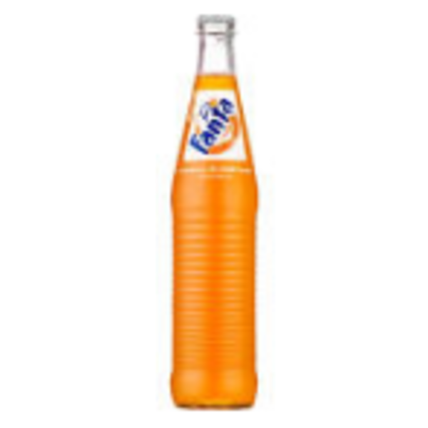 Fanta Orange Mexico Glass Bottles, 355 mL, 4 Pack, 6 Sets