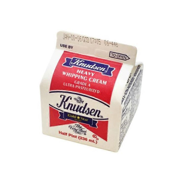 Knudsen Cream Heavy Whipping Ultra-Pasteurized Half Pint Squat