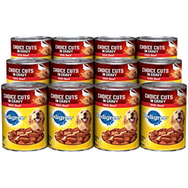 Pedigree - Beef Choice Cuts Dog Food - 12/22 oz