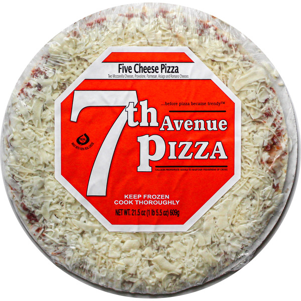 7th Avenue Pizza Five Cheese Pizza Same-Day Delivery or Pickup