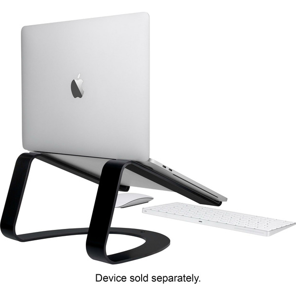 Air Fly Curve Riser for Laptops - Black - 10-3/8" x 9-1/4" x 6" h