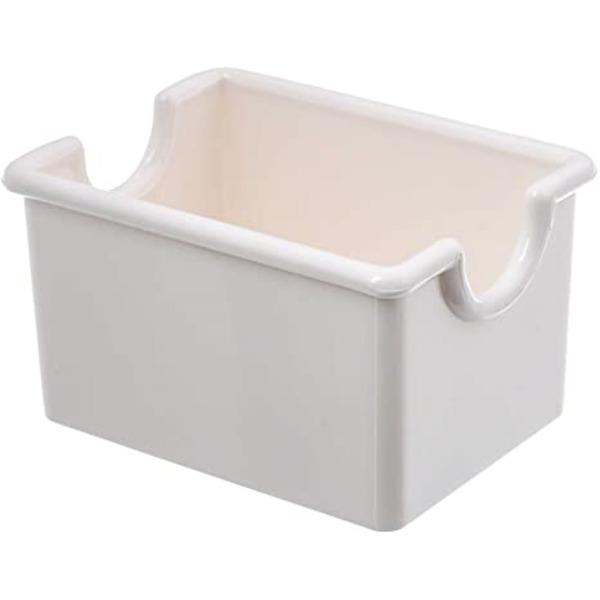 Thunder Group - PLSP032WT White Plastic Sugar Packet Holder, 1 Ct