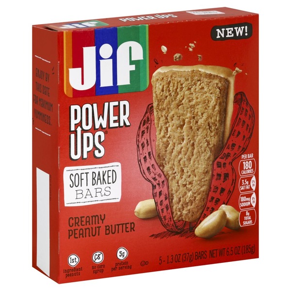 Jif Bars, Soft Baked, Creamy Peanut Butter (5 each) from Walmart
