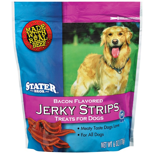 Stater Bros Bacon Flavored Jerky Strips Treats For Dogs (6 oz) Instacart