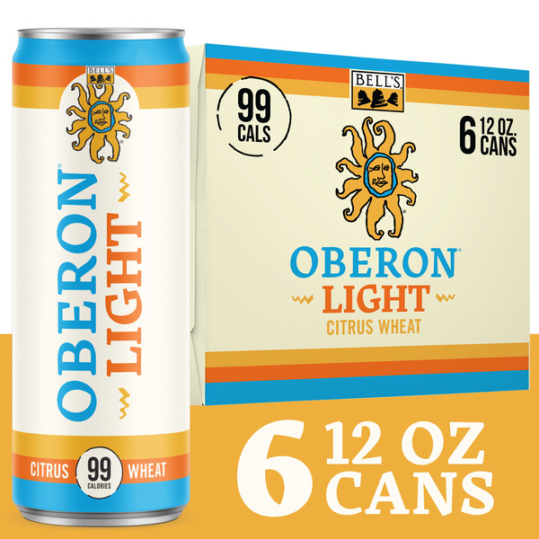 Bell's Oberon Light Citrus Wheat Beer 6 Pack, 12 fl oz Cans Same
