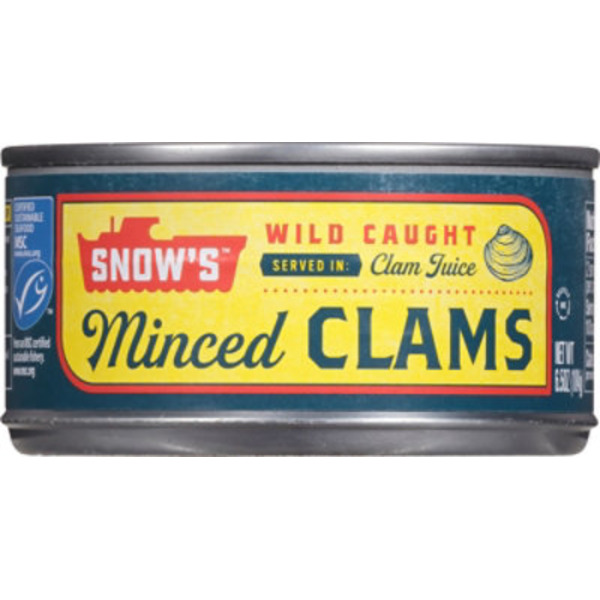 Snow's Wild Caught Minced Clams