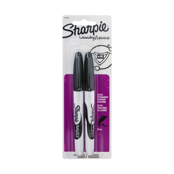 Sharpie Laundry Fine Permanent Marker 2 CT (2 ct) Instacart