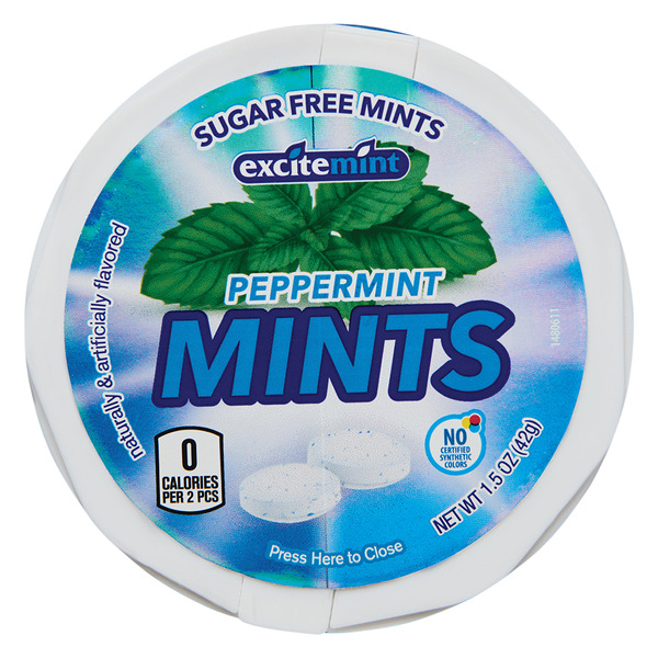 Excitemint Peppermint Sugar Free Mints