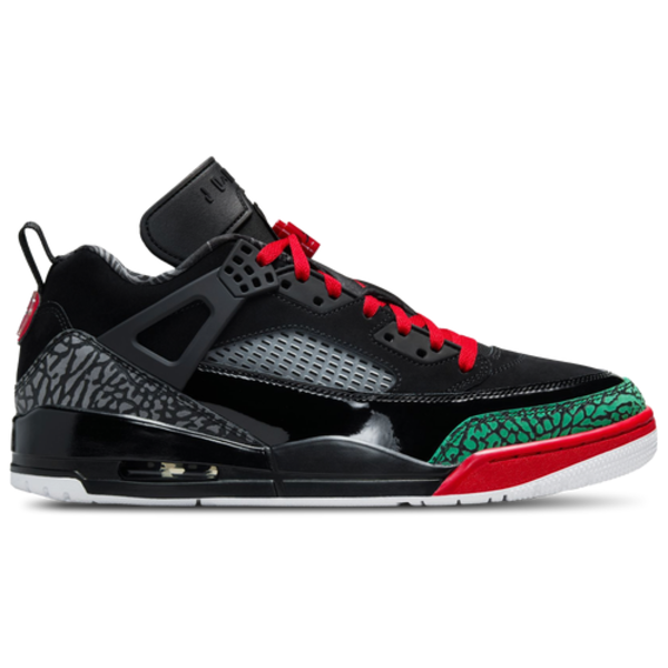 Jordan Spizike Low Shoes, M9.5/W11.0, Medium/D - Blk/Vrstyrd/Grn/Wht/Grpht