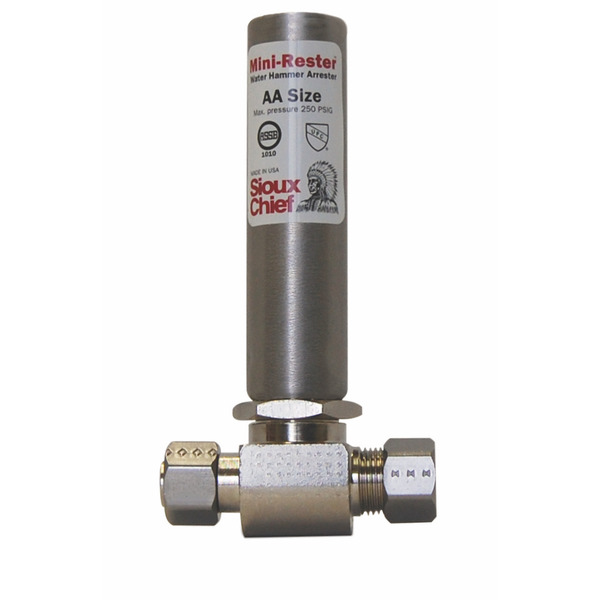 Sioux Chief Mini Rester Watter Hammer Arrester, 3/8 in