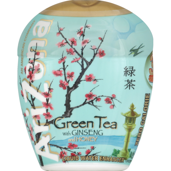 AriZona Liquid Water Enhancer, Green Tea, with Ginseng and Honey Same-Day Delivery or Pickup | Woodman's Food Markets AriZona Liquid Water Enhancer, Green Tea, with Ginseng and Honey Same-Day Delivery or Pickup | Woodman's Food Markets