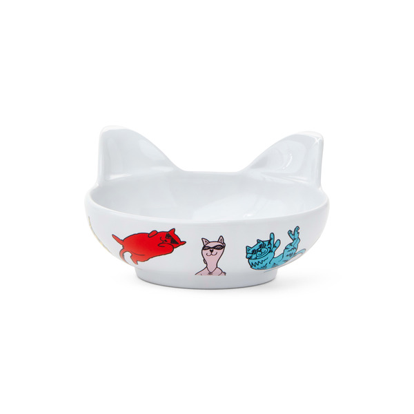 Bobs 0.75 Cup Neon Cat Bowl