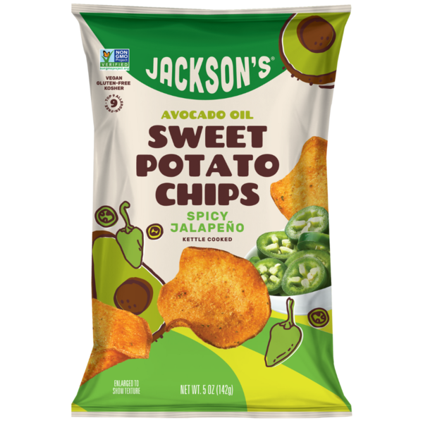 Jackson's Sweet Potato Chips in Avocado Oil, Spicy Jalapeño Same