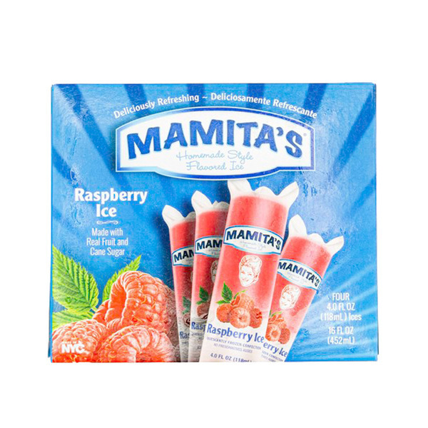 Mamita's Raspberry Ice Homemade Style Flavored Ice Same-Day