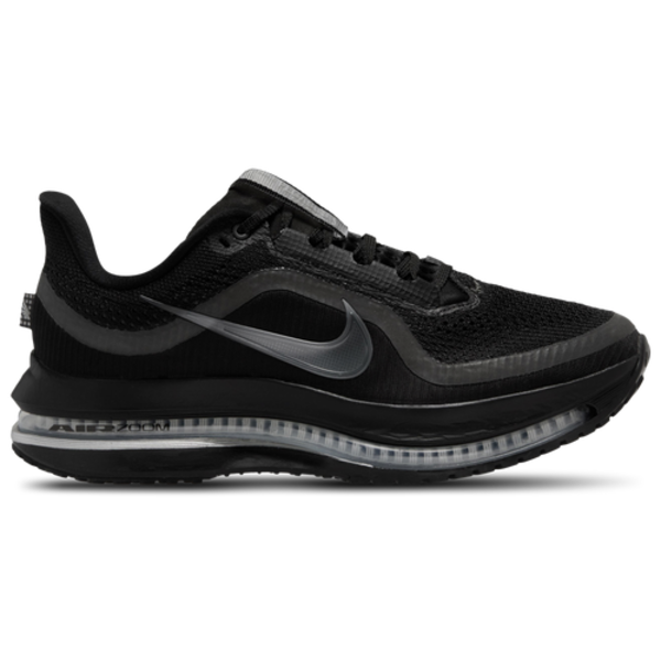 Nike Women's Pegasus Premium Running Shoes, Size 9 - Black/Black-Mtlc Sil