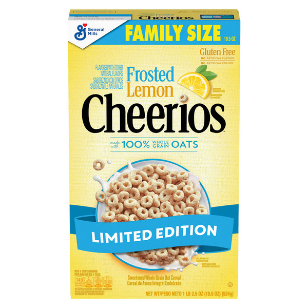 General Mills Gluten Free Frosted Lemon Cheerios - Family Size