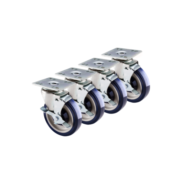PLTE CASTERS KRWNE4X4