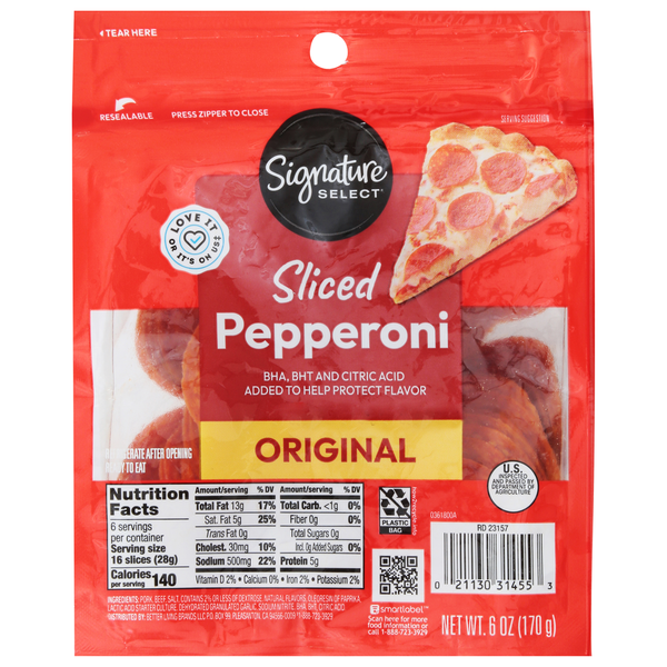 Signature SELECT Pepperoni, Original, Sliced