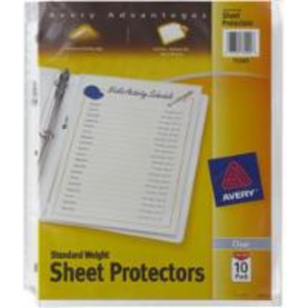avery clear plastic sheet protectors from safeway instacart avery clear sheet protectors