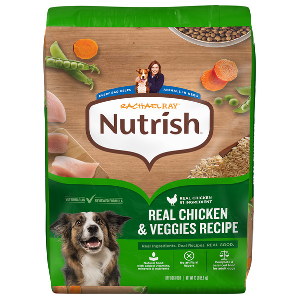 Rachael Ray Nutrish Adult Dry Dog Food Real Chicken & Veggies
