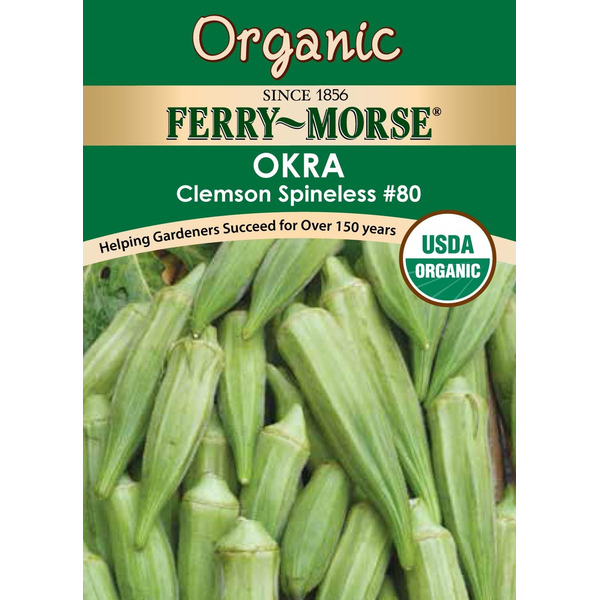 Ferry-Morse Clemson Spineless Okra Seeds