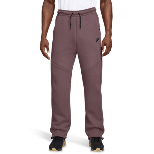Nike Men's Tech Fleece Open Hem Pants, S - Black/Brown