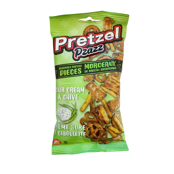 Pretzel Pzazz Sour Cream & Chive Seasoned Pretzel Pieces
