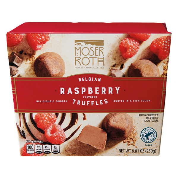 Moser Roth Raspberry Dusted Truffles Same-Day Delivery or Pickup