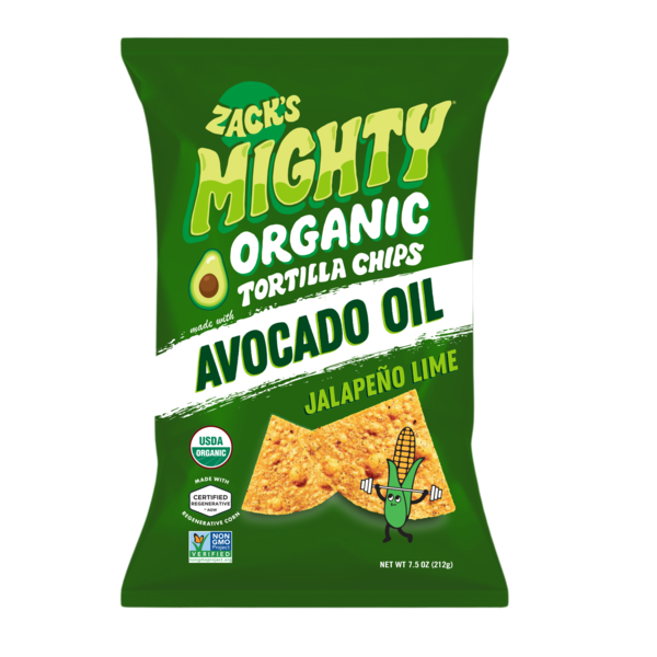 Zack's Mighty Jalapeño Lime Avocado Oil Tortilla Chips Same-Day
