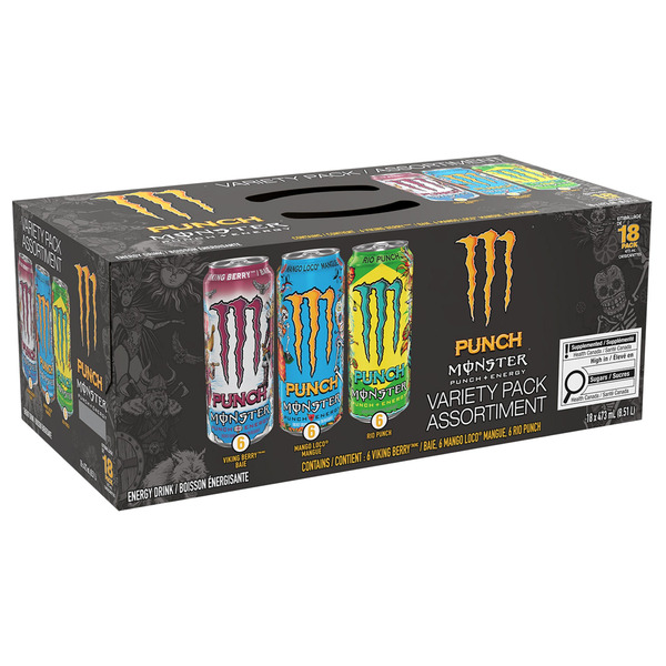 Monster Energy Punch Monster Energy Drink Variety Pack