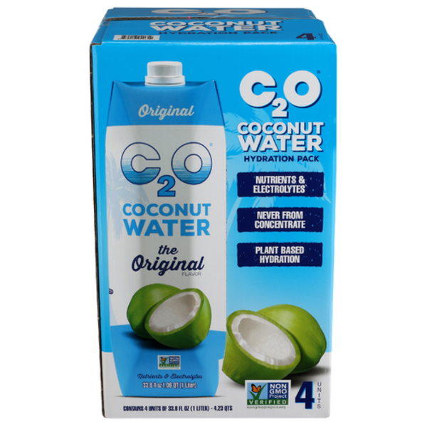 C2o Original Coconut Water 4 Pack