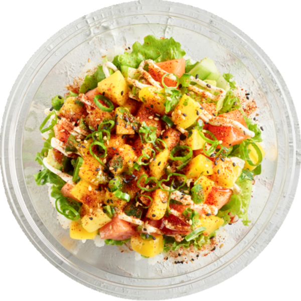 Hissho Sushi Chili Lime Mango Salmon Bowl