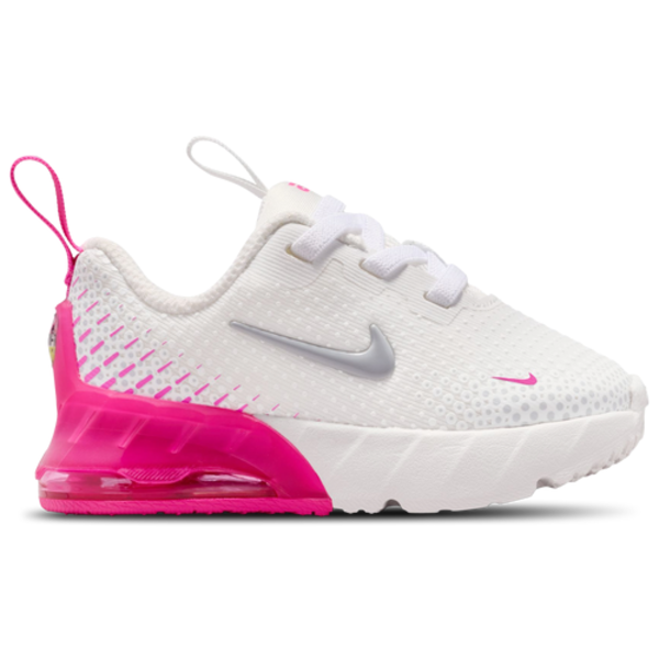 Nike Boys' Air Max Phoenix Shoes, Size 4 - White/Laser Fuchsia