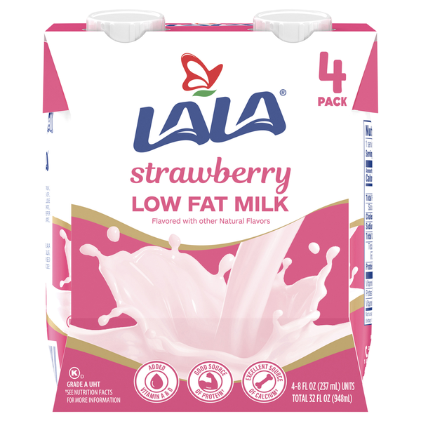 LALA Strawberry Low Fat Milk Same-Day Delivery | Fiesta Mart