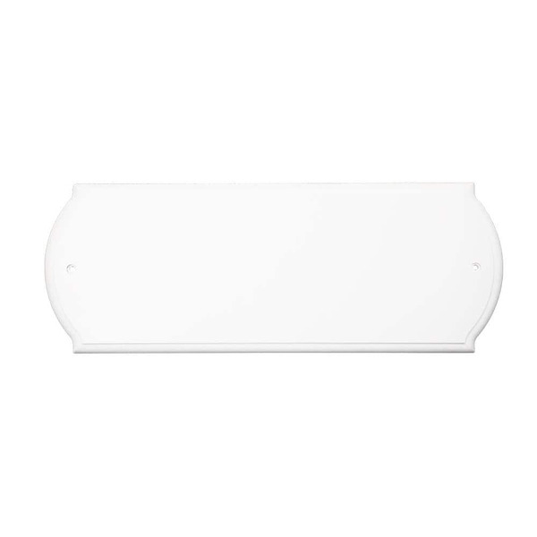 Everbilt Paintable White Address Plaque