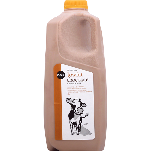 Publix Milk, Lowfat, Chocolate (0.5 gal) Instacart