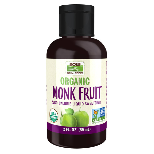 NOW Monk Fruit Liquid, Organic