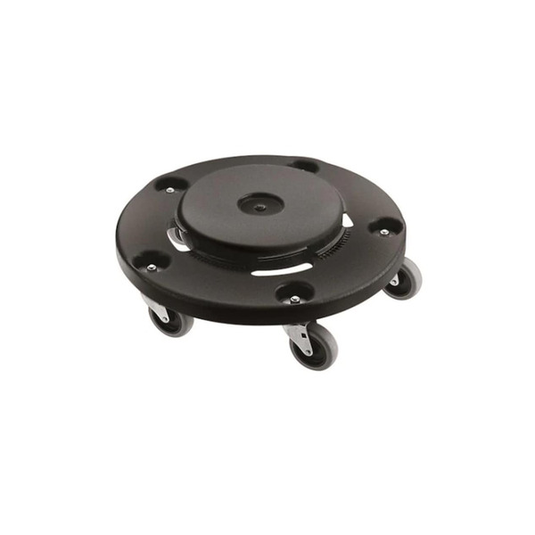 Rubbermaid BRUTE Black Plastic Trash can dolly (Weight Capacity: 250-lb )