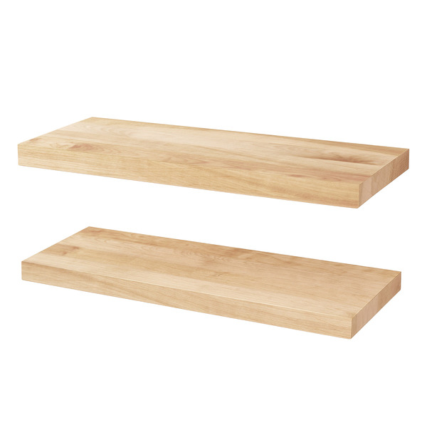 Luxuria Canadian Birch Floating Shelves