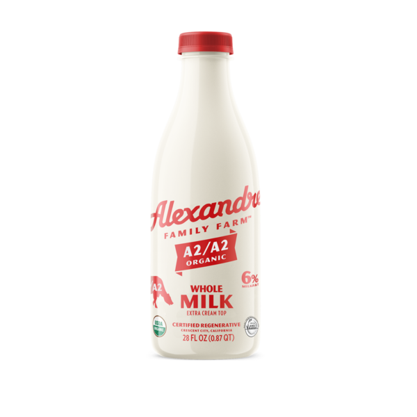 Alexandre Family Farm A2/A2 Organic 6% Whole Milk Same-Day