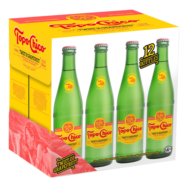 Topo Chico Mineral Water Twist of Grapefruit Flavored Sparkling