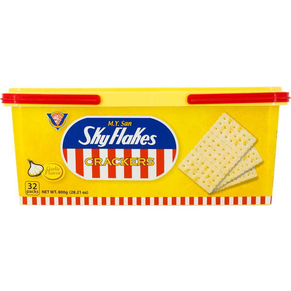 Monde M.Y. San Corporation SkyFlakes Garlic Flavor Crackers